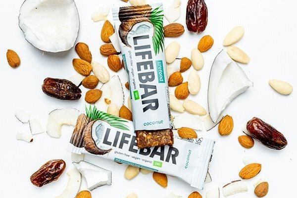 Raw tyčinka LIFEFOOD LIFEBAR tyčinka kokosová BIO 40 g