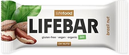 Raw tyčinka LIFEFOOD LIFEBAR tyčinka brazilská BIO 40 g