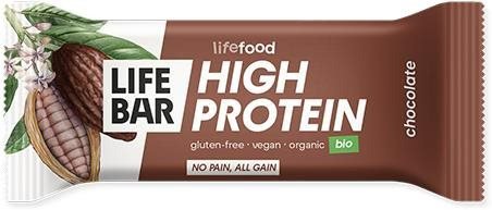 Proteinová tyčinka LIFEFOOD LIFEBAR Protein tyčinka čokoládová BIO 40 g