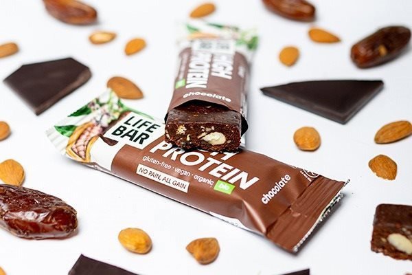 Proteinová tyčinka LIFEFOOD LIFEBAR Protein tyčinka čokoládová BIO 40 g