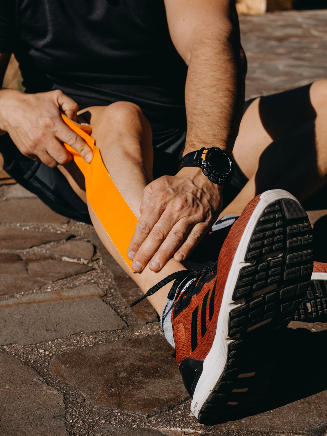 Tejp Kine-MAX Classic kinesiology tape červená