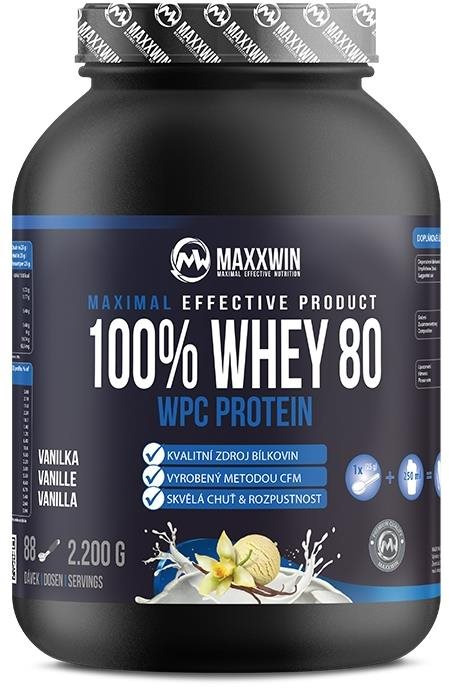 Maxxwin 100% Whey 80 2200 G, Vanilka - Protein 