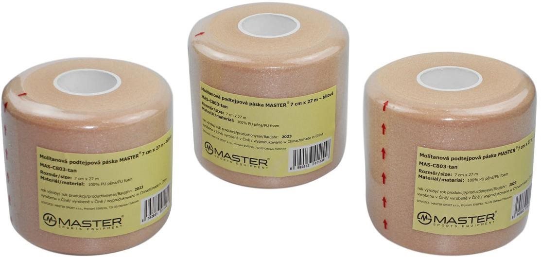 Foam tape 7 cm × 27 m, flesh-coloured
