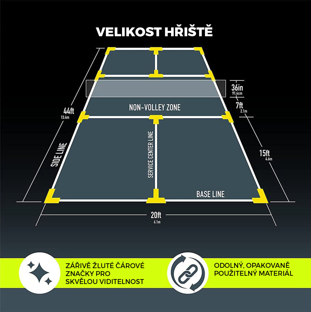 Merco pickleball court marking kit