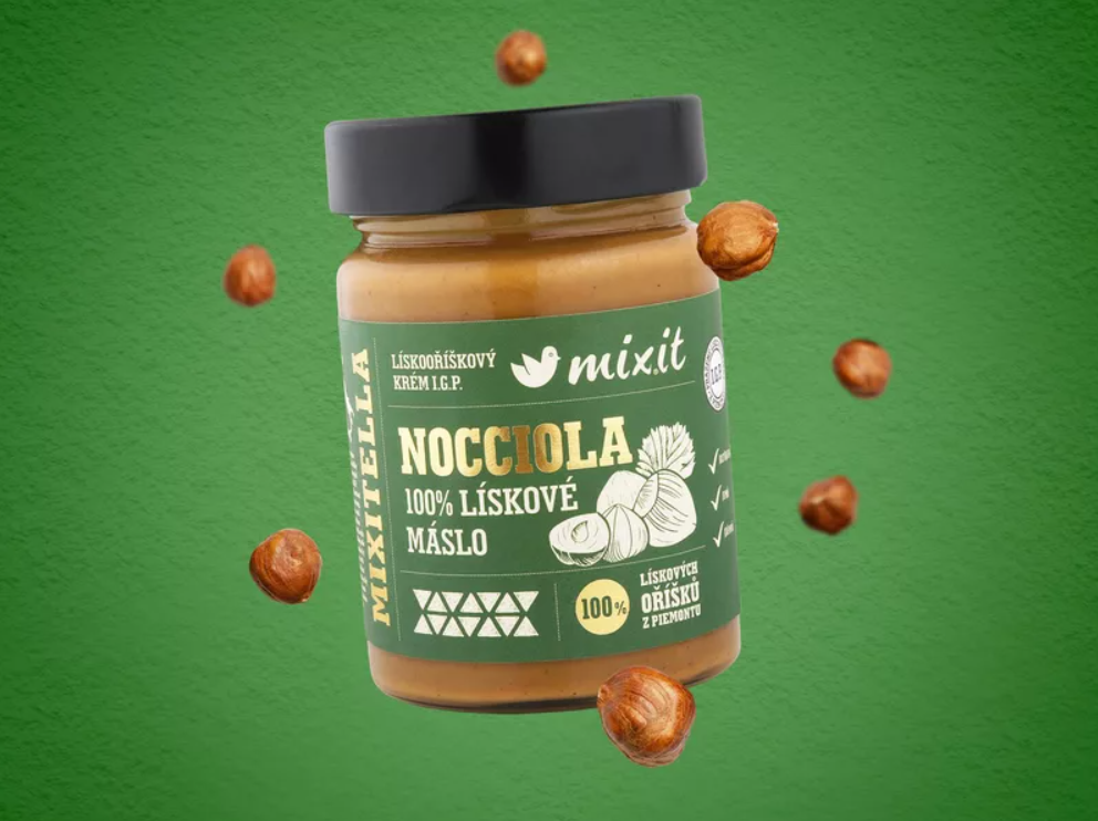 Nut cream Mixitella Premium - Hazelnut from Piedmont 300g