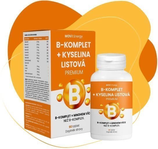 MOVit B-Komplet + Kyselina listová