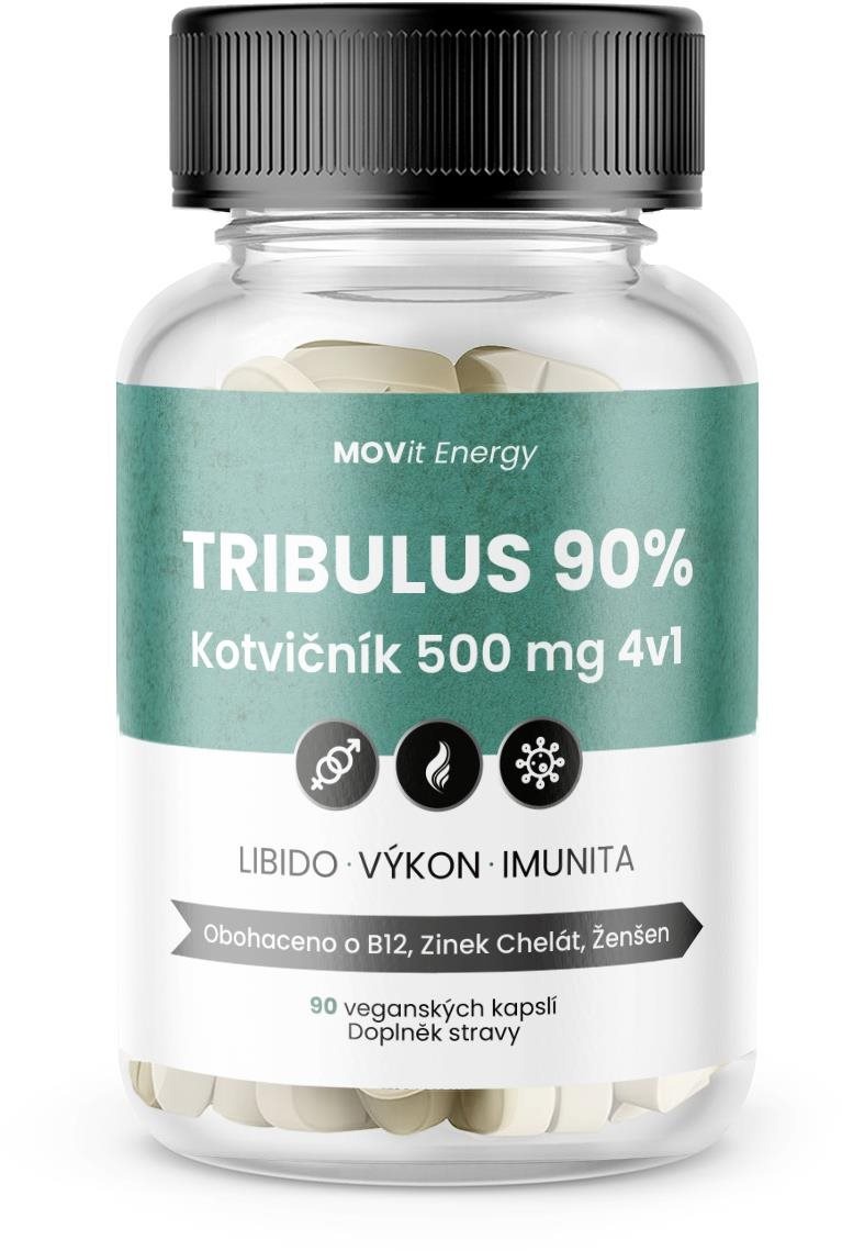 MOVit TRIBULUS 90% Kotvičník 500 mg 4v1