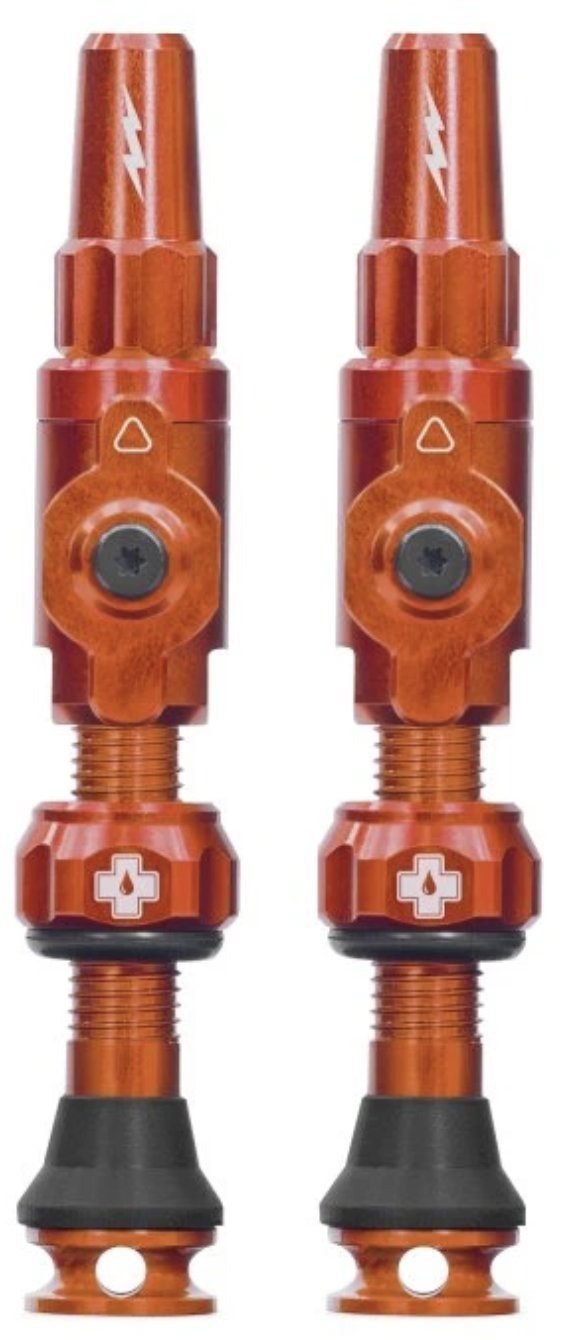Ventilček Big Bore Hybrid Tubeless Valves Orange Small