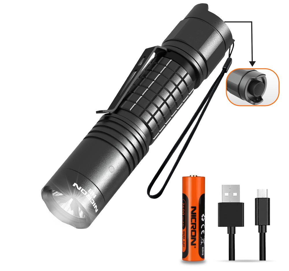 Taschenlampe Nicron N8 Basic Version 1300 lm