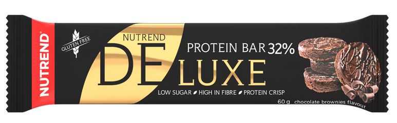 Nutrend DELUXE, čokoládové brownies 6 x 60 g