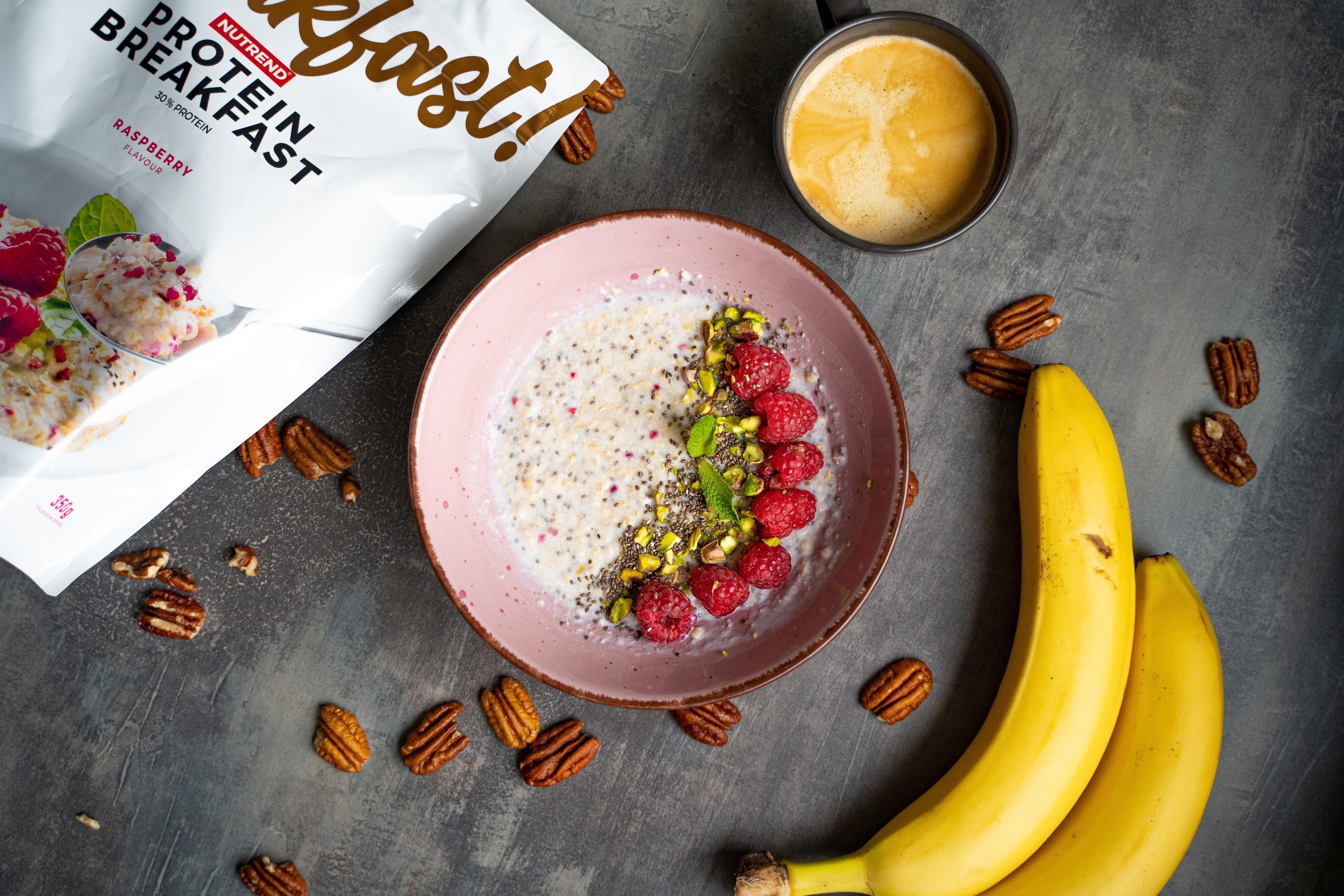Nutrend Protein Breakfast! 350 g, malina