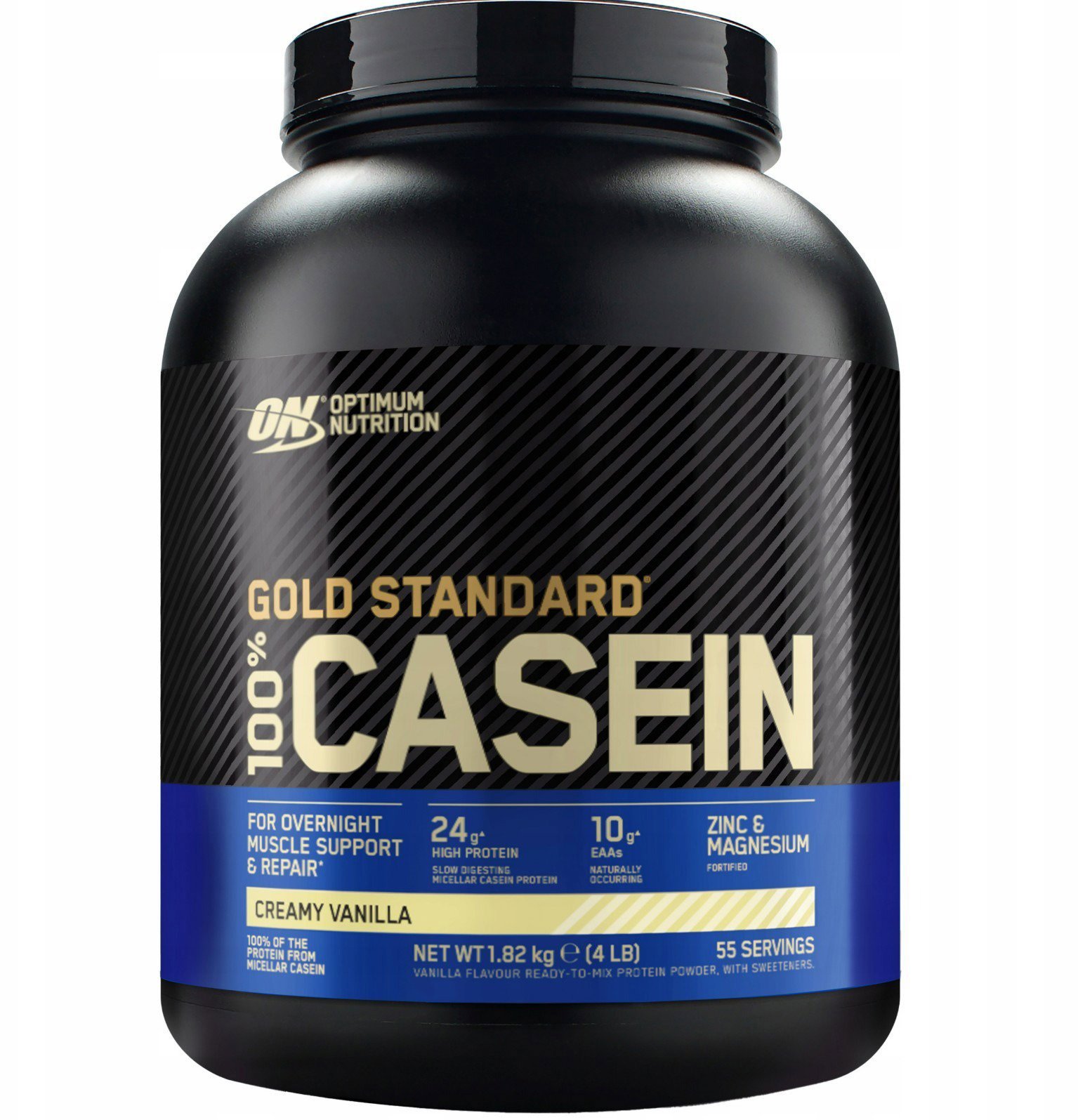 Optimum Nutrition 100% Gold Standard Casein 1818g, Creamy Vanilla