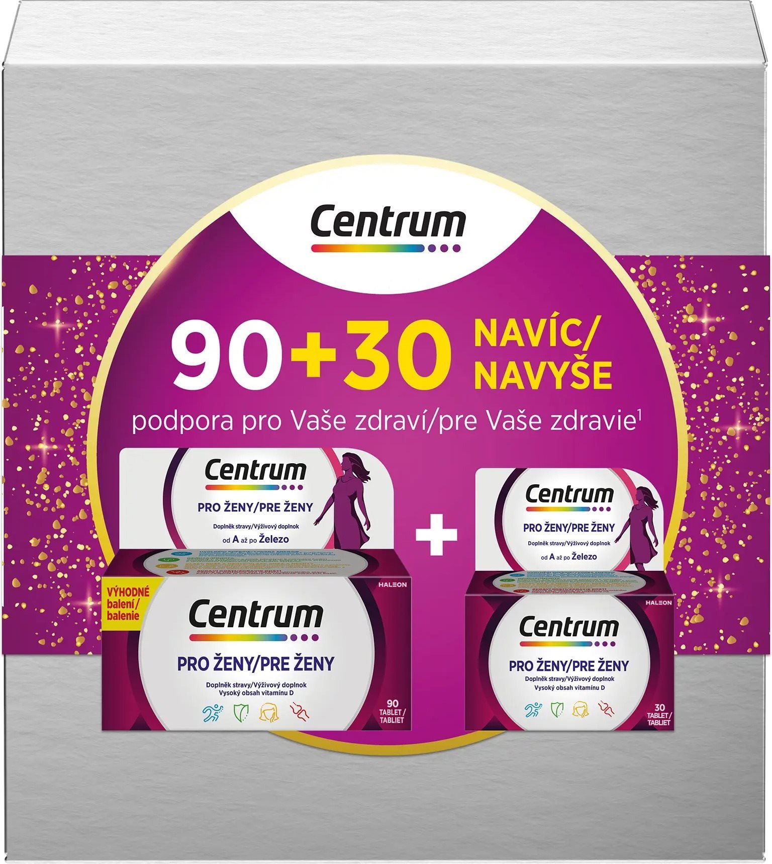 Centrum for Women 90 + 30 tablets gift pack
