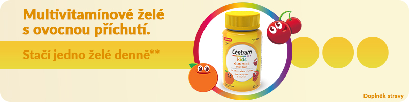 Multivitamín Centrum Kids Gummies multivitamín multifruit želé 60 ks
