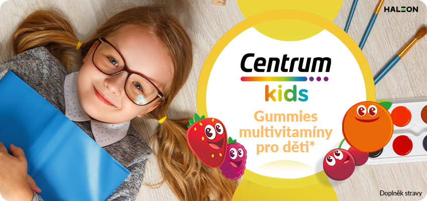 Multivitamín Centrum Kids Gummies multivitamín multifruit želé 60 ks
