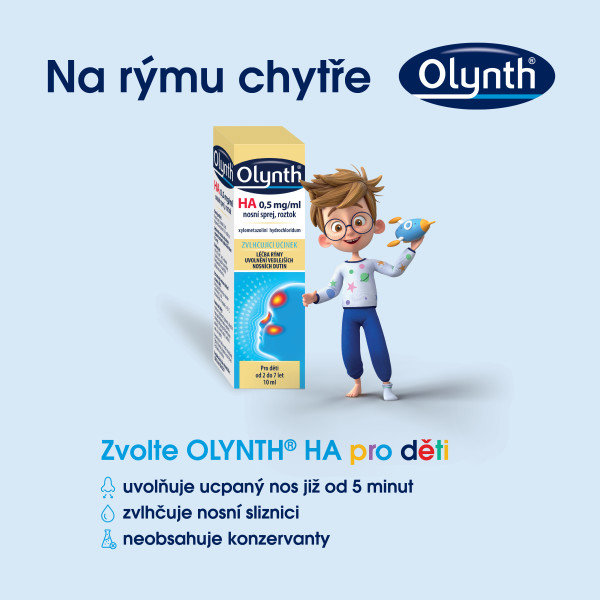 Registered medicinal product Olynth HA 0,5 mg/ml nasal spray, solution 10 ml