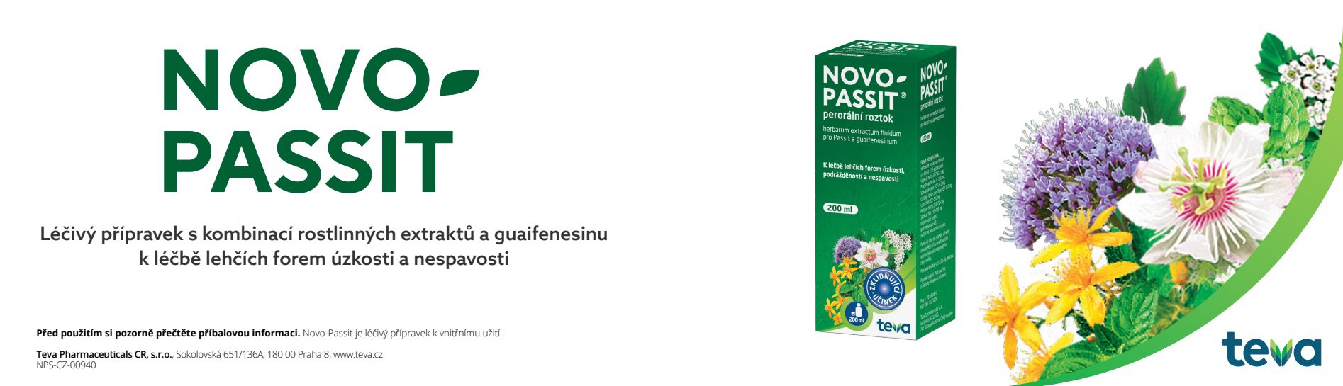 Registered medicinal product Novo-passit solution 100 ml