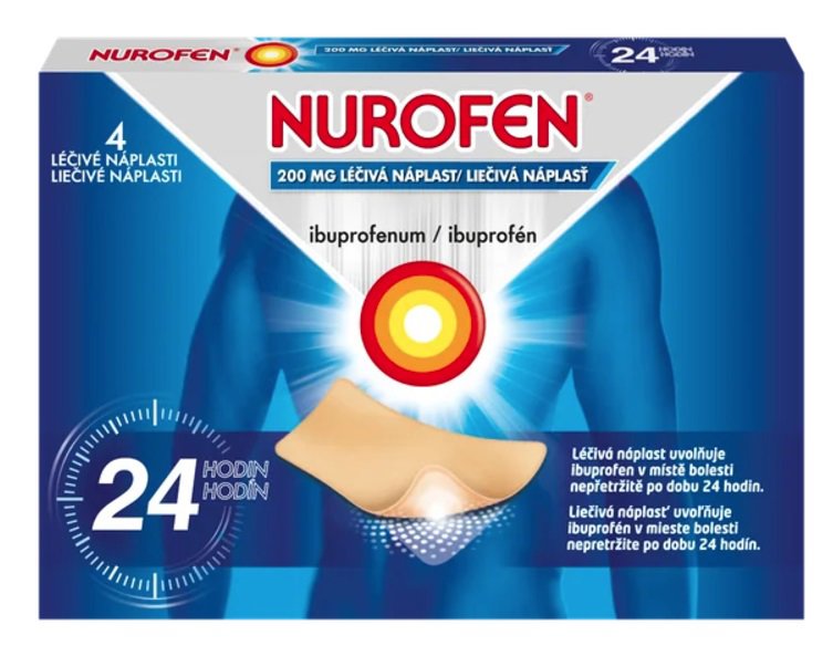Nurofen 200 mg medicinal patch 4 pcs