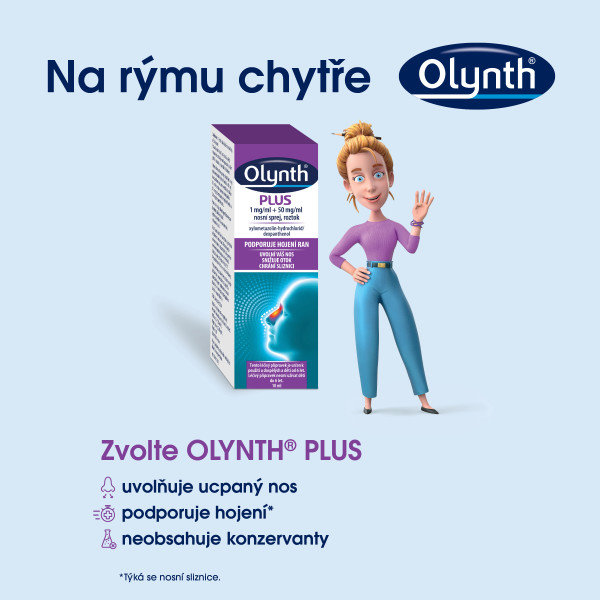 Registered medicinal product OLYNTH PLUS 1 mg/ml + 50 mg/ml nasal spray, solution 10 ml
