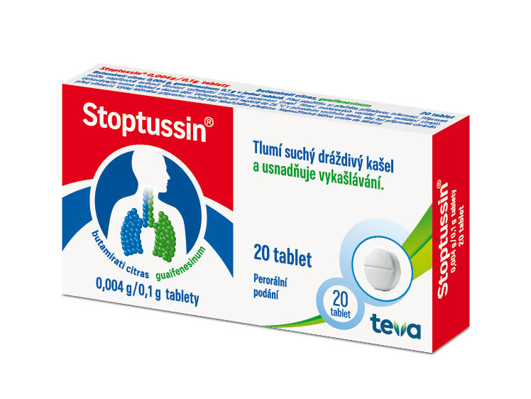 Registered medicinal product Stoptussin 20 tablets