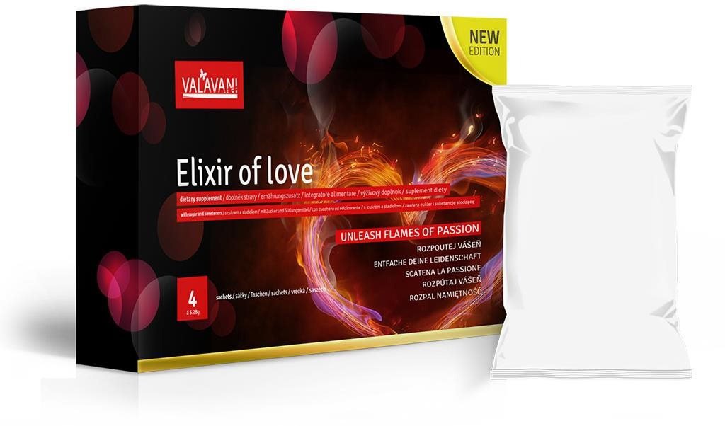 Food supplement VALAVANI Elixir of love 4 × 5, 28 g