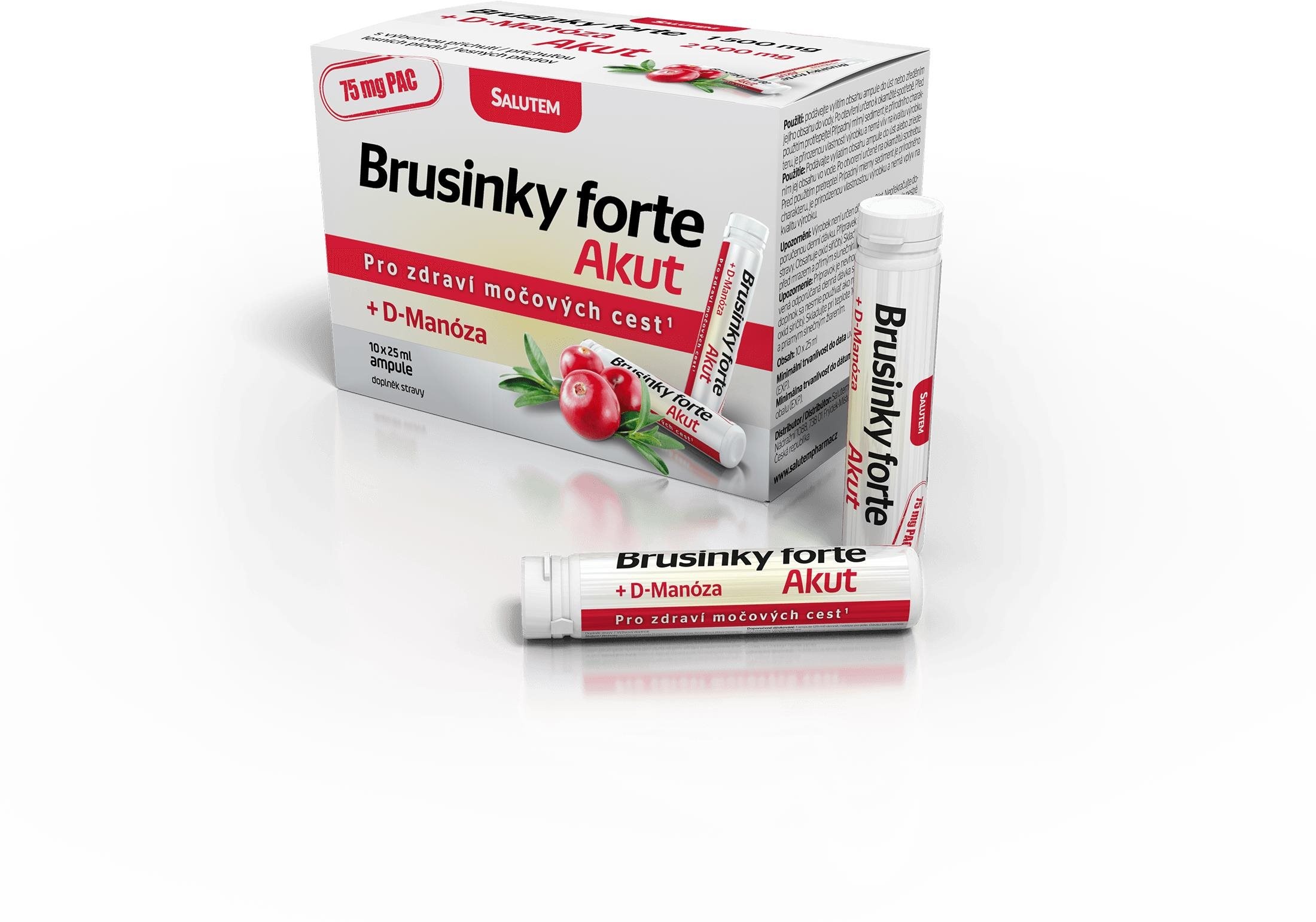 Cranberry Forte Akut 1500 mg + D-Mannose 2000 mg