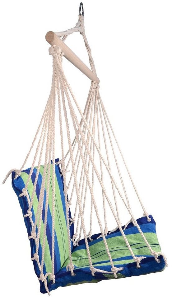 CATTARA Hanging armchair, blue-green