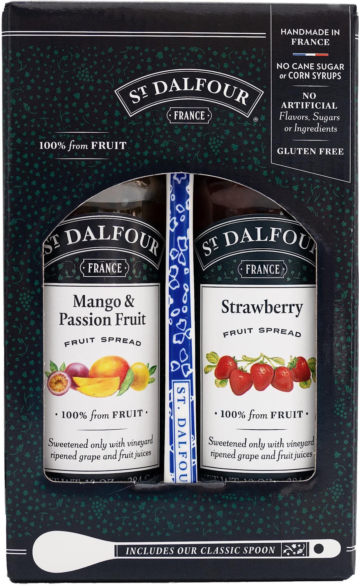 St. Dalfour dárková sada 2-pack (2 × 284 g + lžička)