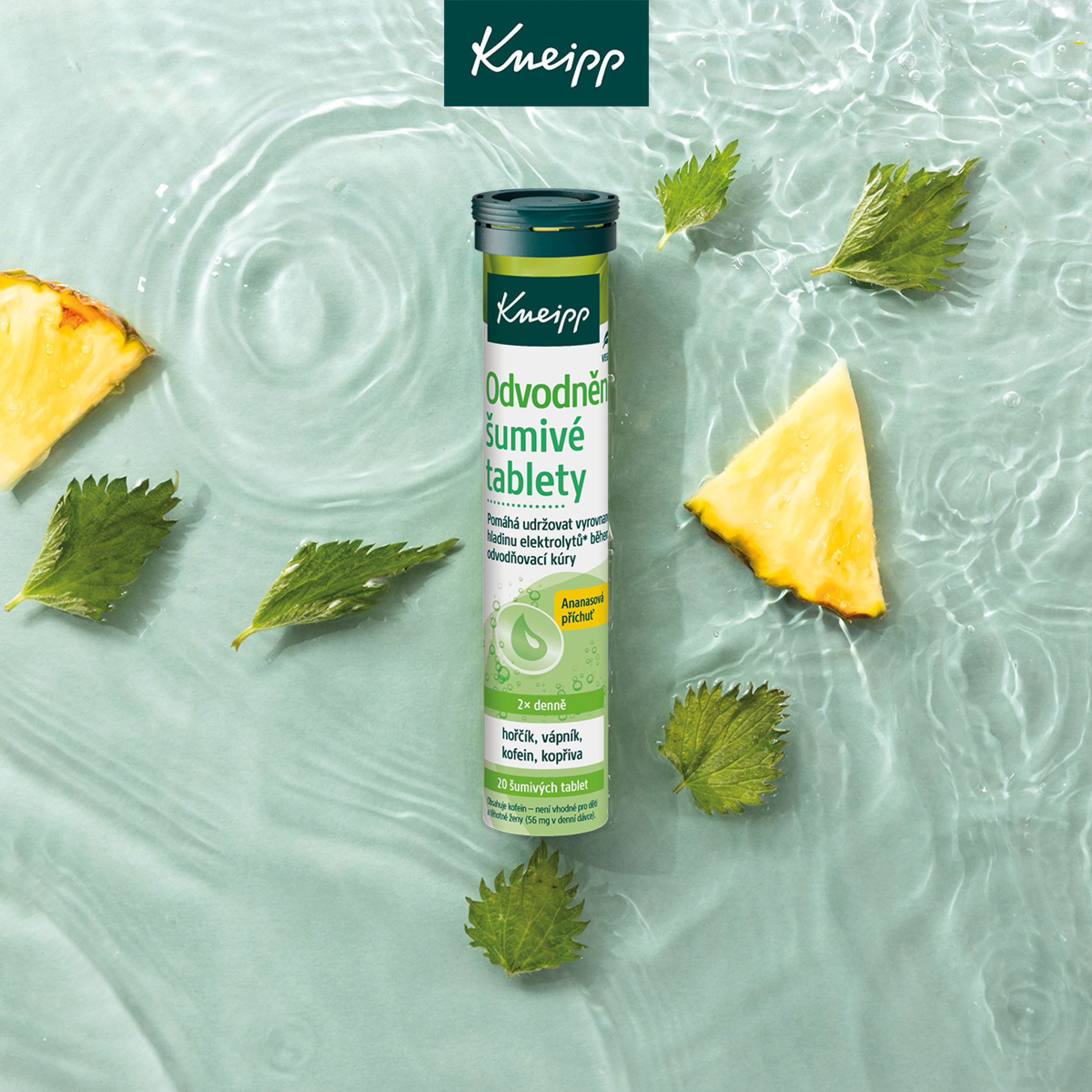 Food supplement KNEIPP effervescent tablets to promote drainage 20 tablets