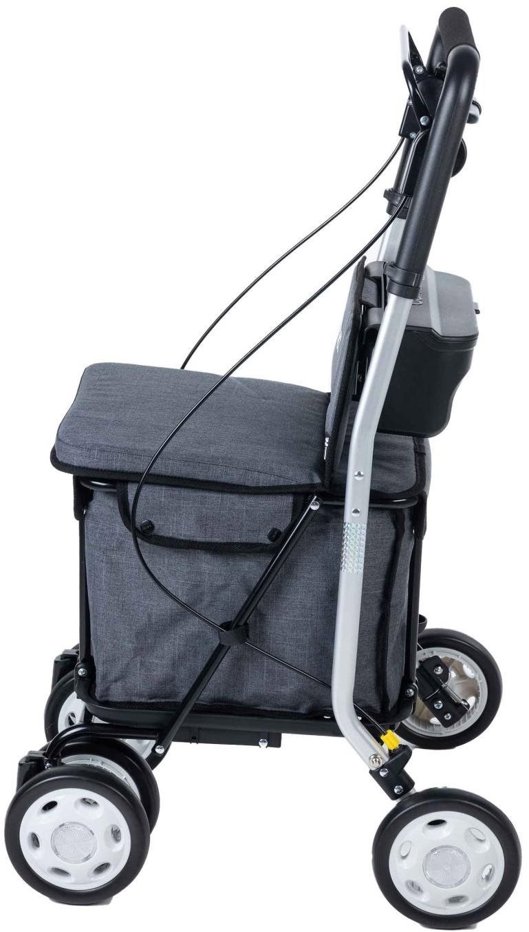 Carlett Senior Move trolley shopping bag, grey, 29 l