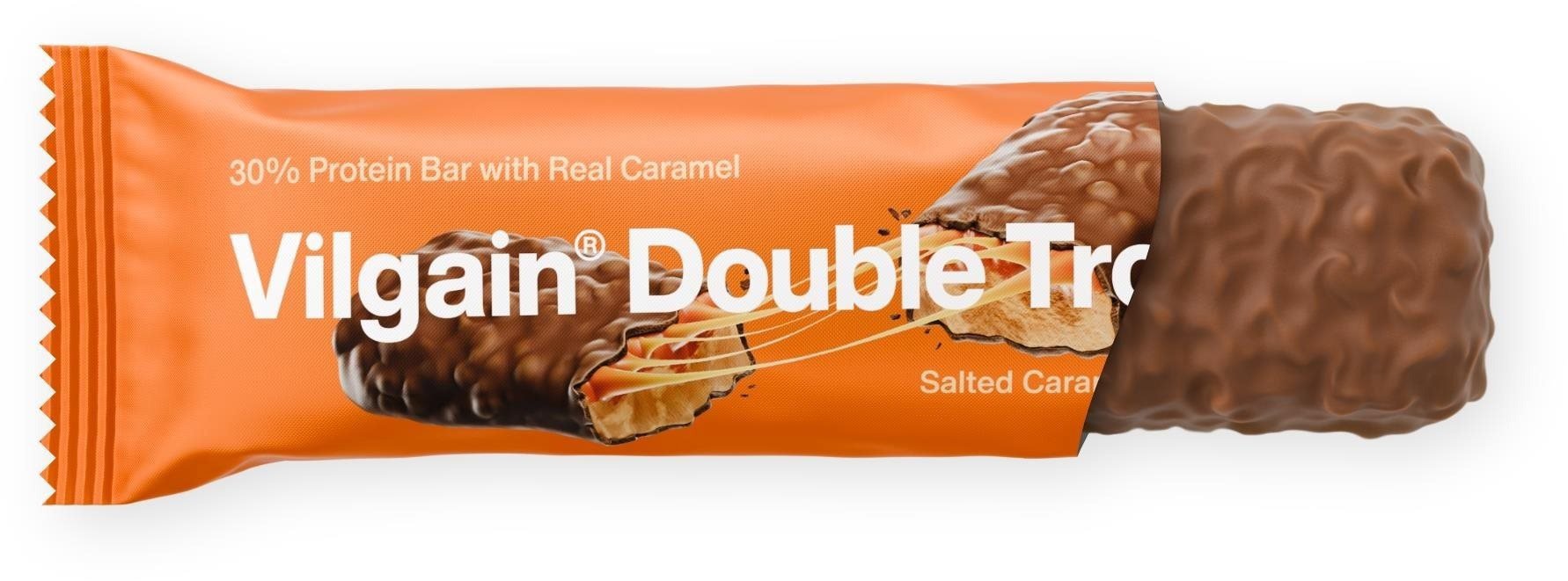 Vilgain Double Trouble Protein Bar Salted caramel peanut 4 x 55 g
