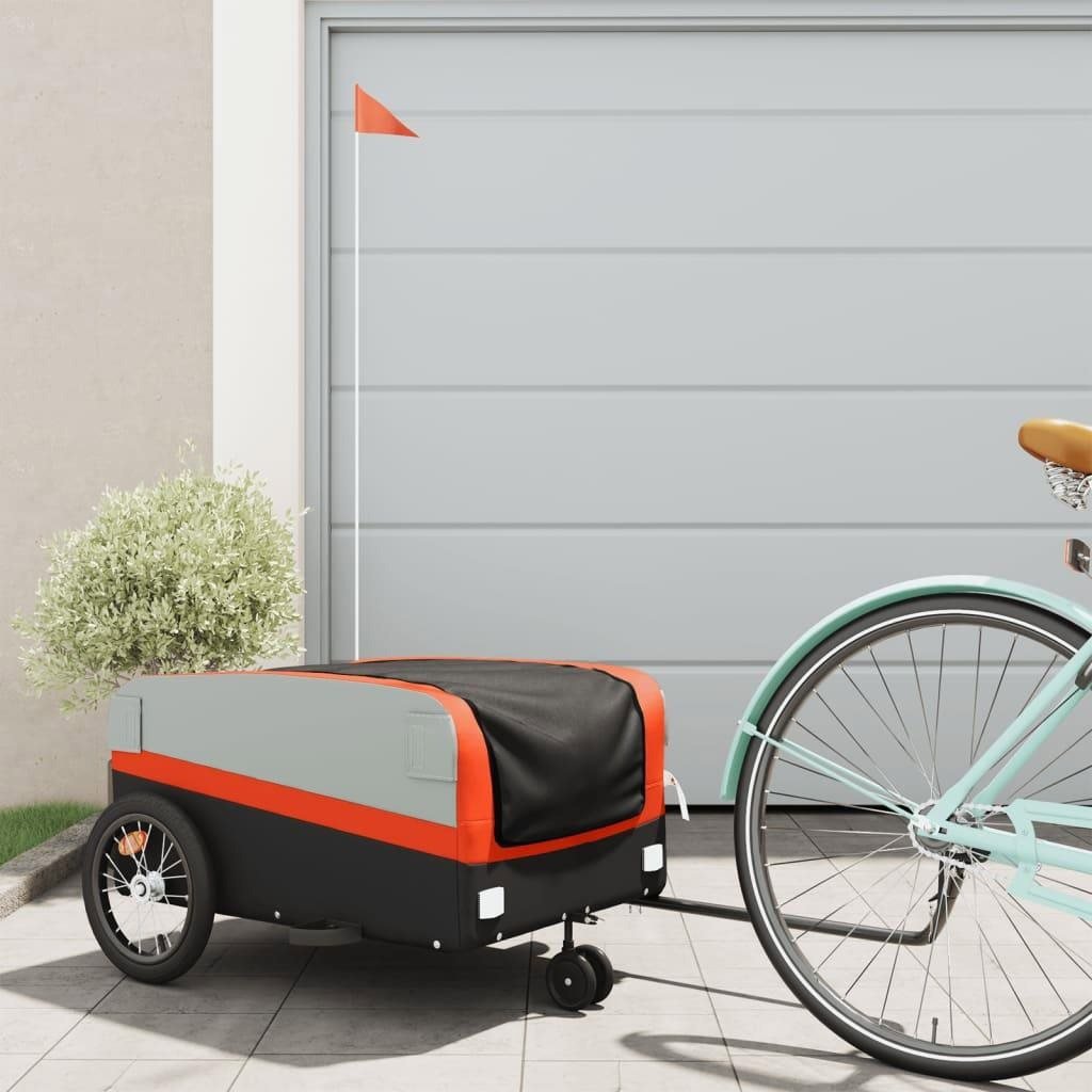Shumee Bicycle trolley Bicycle trolley 94068 black and orange, 45 kg, iron