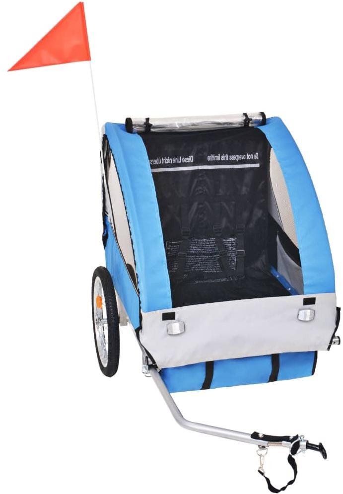 Shumee Bicycle trolley Bicycle trolley, 30 kg, grey and blue