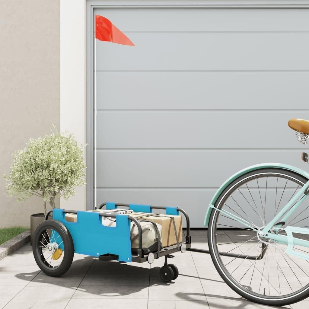 Shumee Bicycle Trolley Bicycle Trolley 94184 blue, oxford cloth and iron