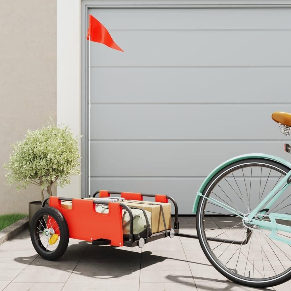 Shumee Bicycle Trolley Bicycle Trolley Oxford fabric and iron, 94159, orange