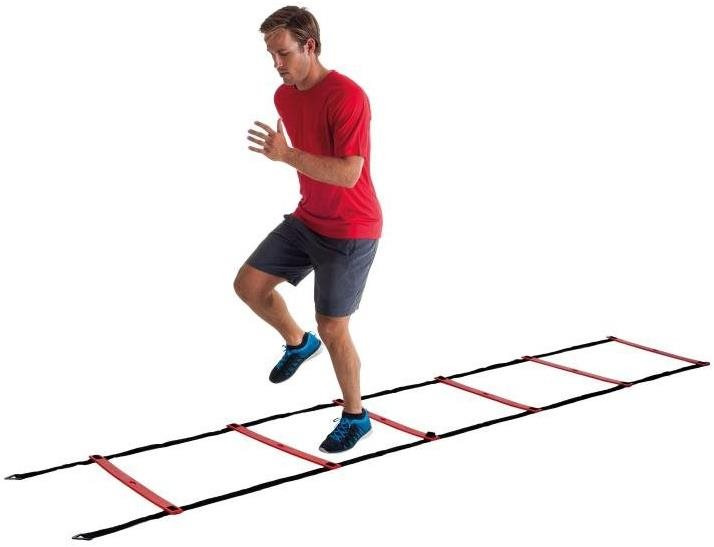 Pure2Improve Žebřík frekvenční Agility Pro Training P2I 4,5 m, červená