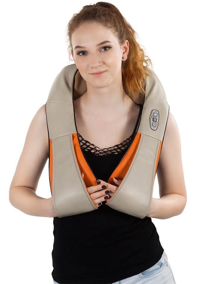 Wellife Masážní přístroj s infra vyhříváním SHIATSU C37