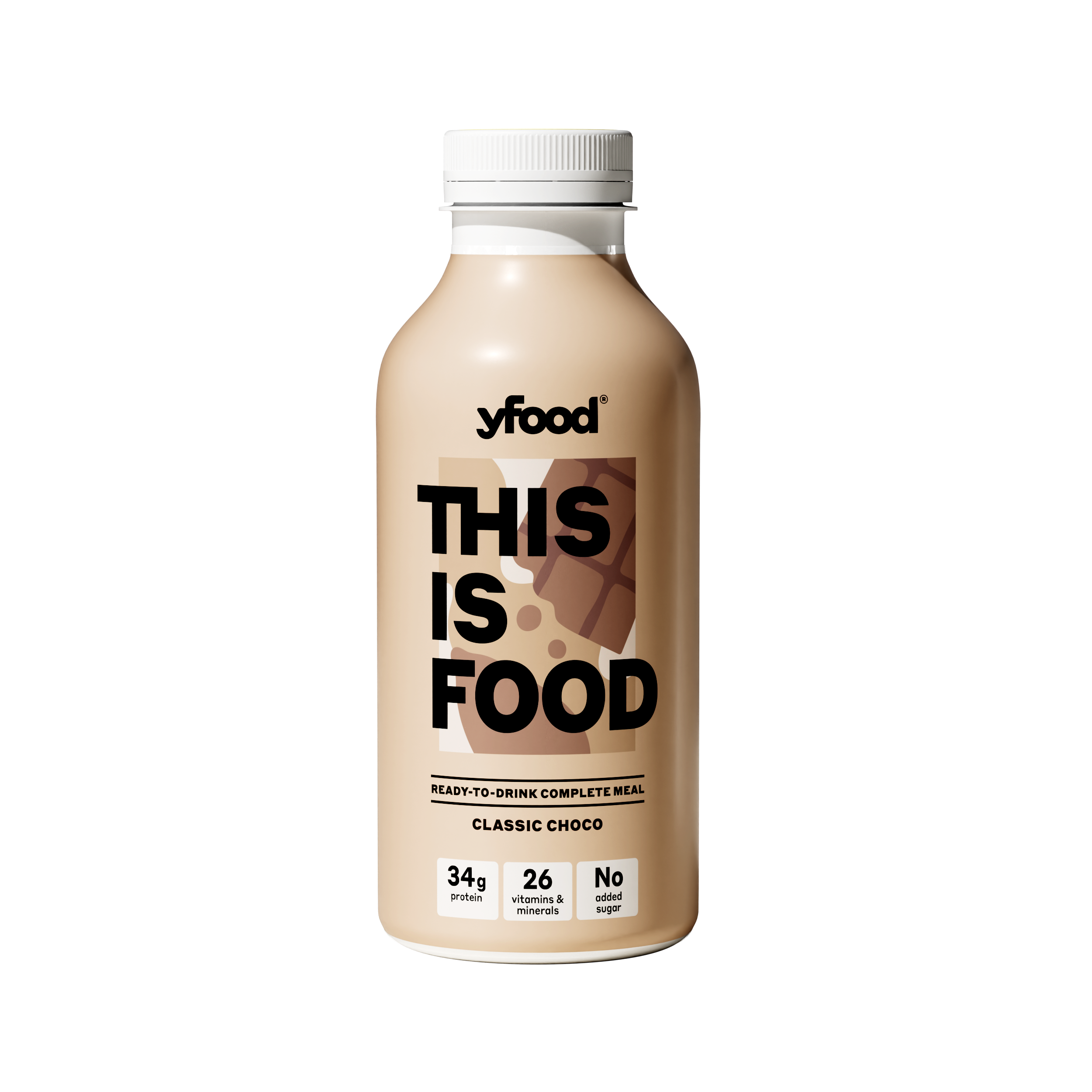 Durable nutritionally complete food Yfood Drink 6 pcs, Classic Choco
