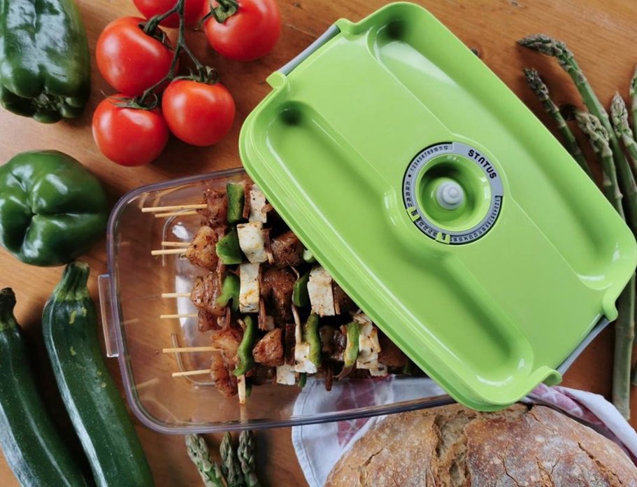 Sada dóz STATUS 5 dílný set vaku boxů Green