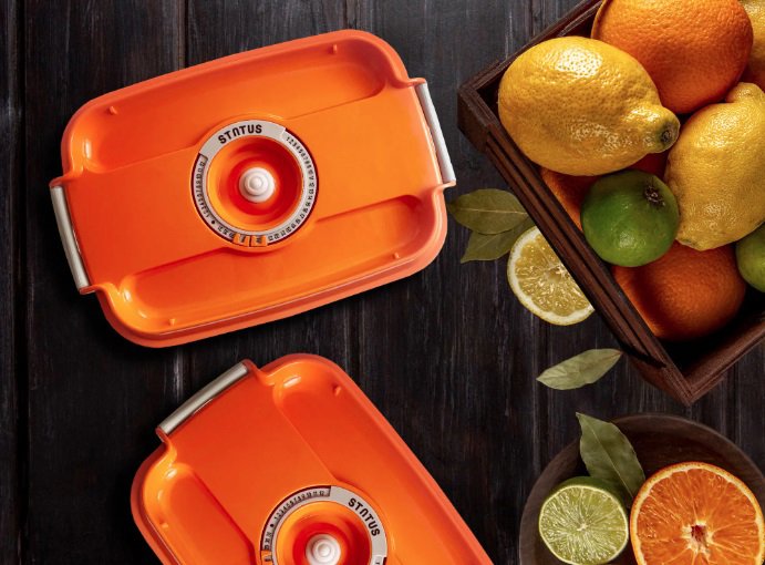 Sada dóz STATUS 5 dílný set vaku boxů Orange