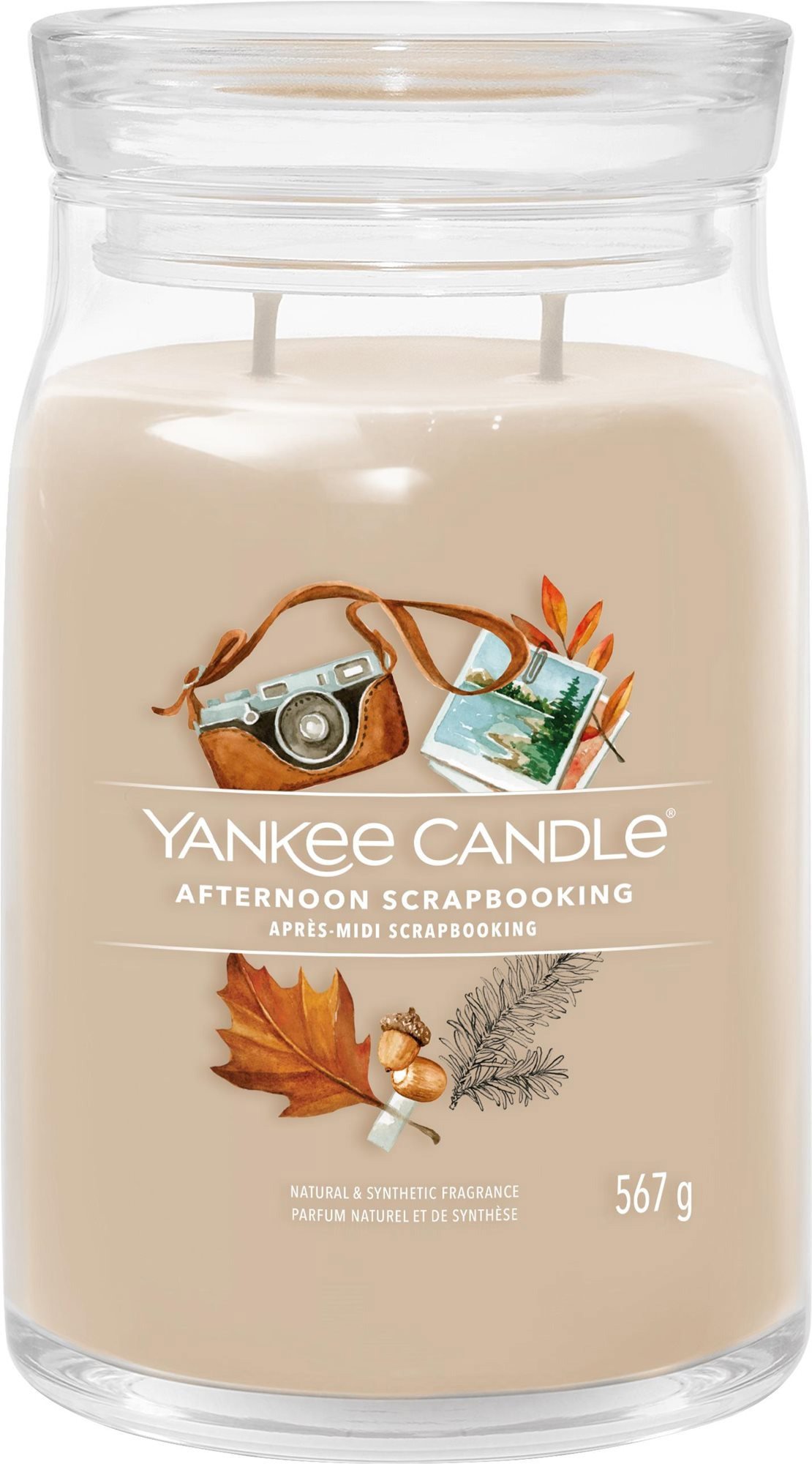 Svíčka YANKEE CANDLE Signature 2 knoty Afternoon Scrapbooking 567 g
