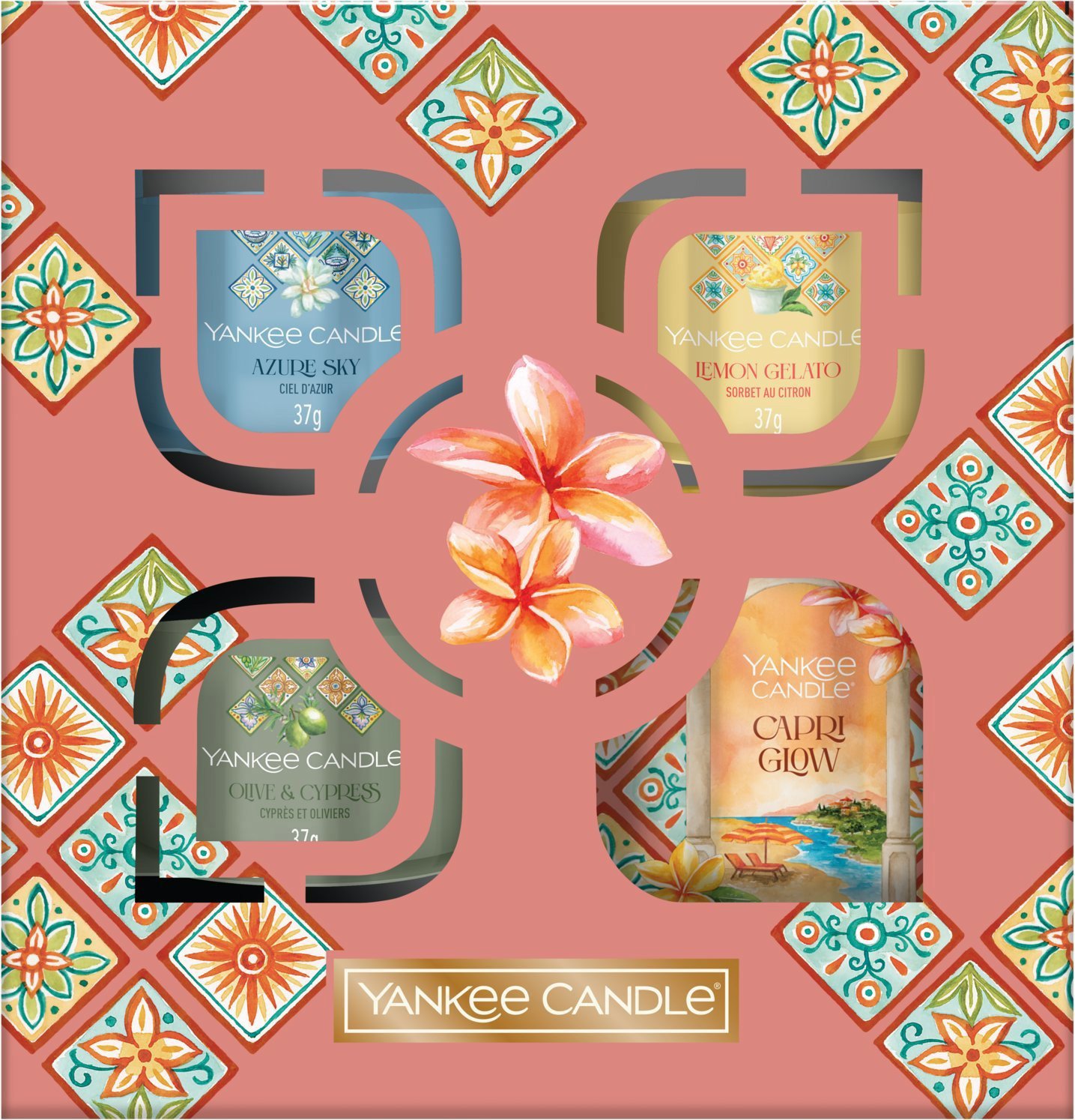 YANKEE CANDLE Spring gift set (3×37 g, 1×122 g)
