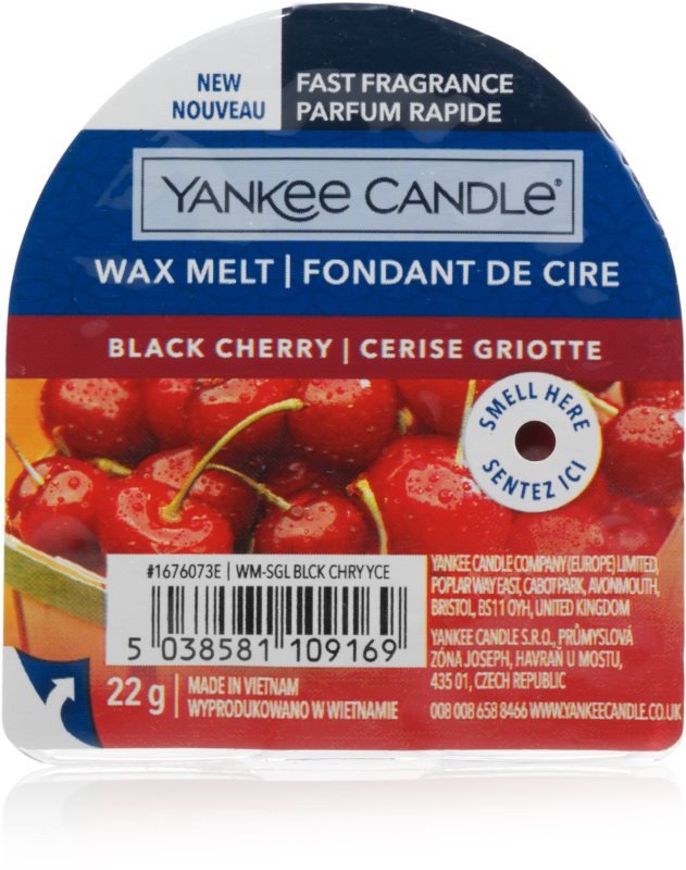 Vonný vosk YANKEE CANDLE Black Cherry 22 g