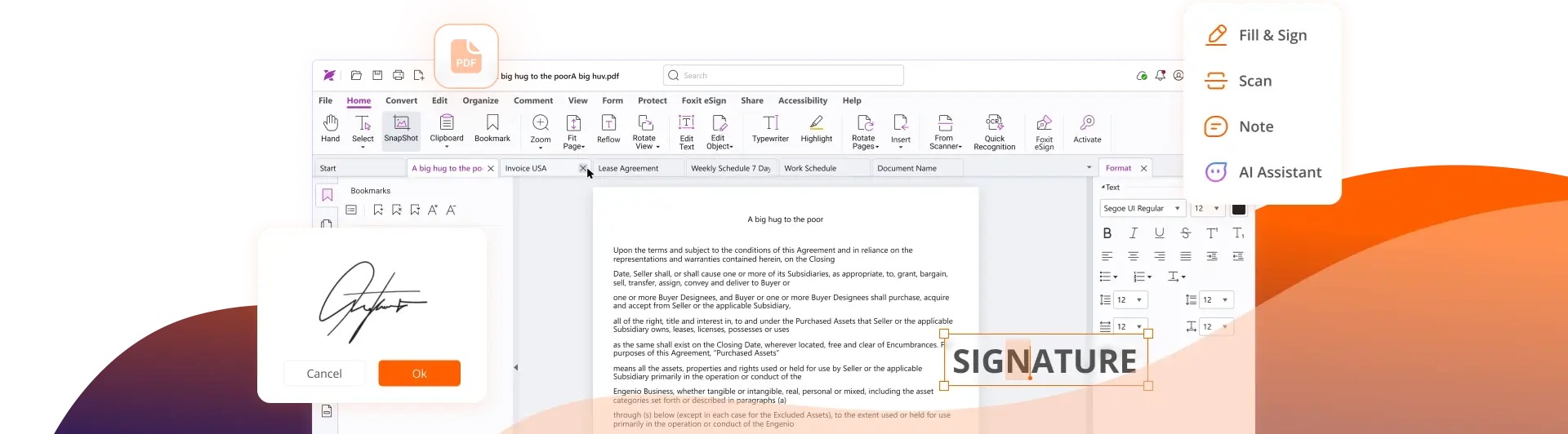 Kancelářský software Foxit PDF Editor, trvalá licence pro Windows (elektronická licence)