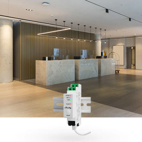 Měřič spotřeby Shelly Pro 3EM, měřič spotřeby vč. 3 svorek 120A, WiFi, LAN, BT