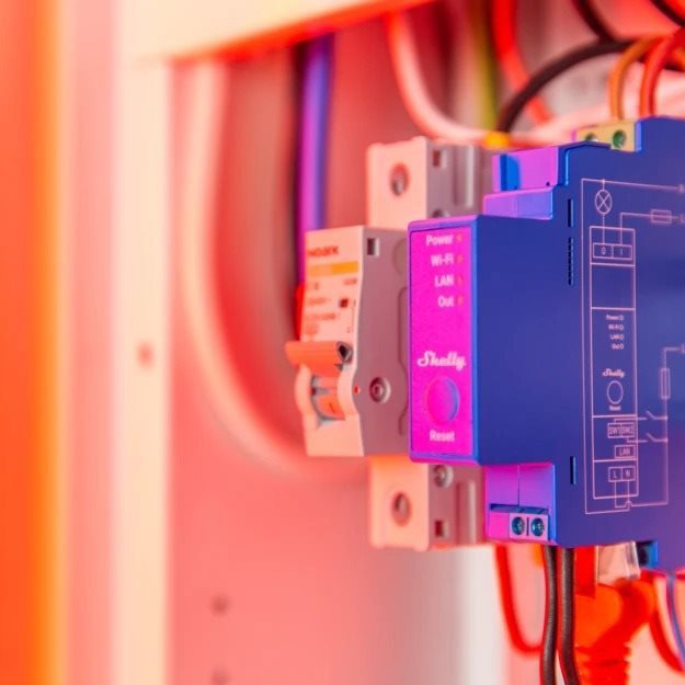 Switch Shelly Pro 1, DIN rail switch module, WiFi, LAN