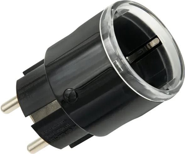 Shelly Plug S Gen3 intelligente Steckdose, schwarz