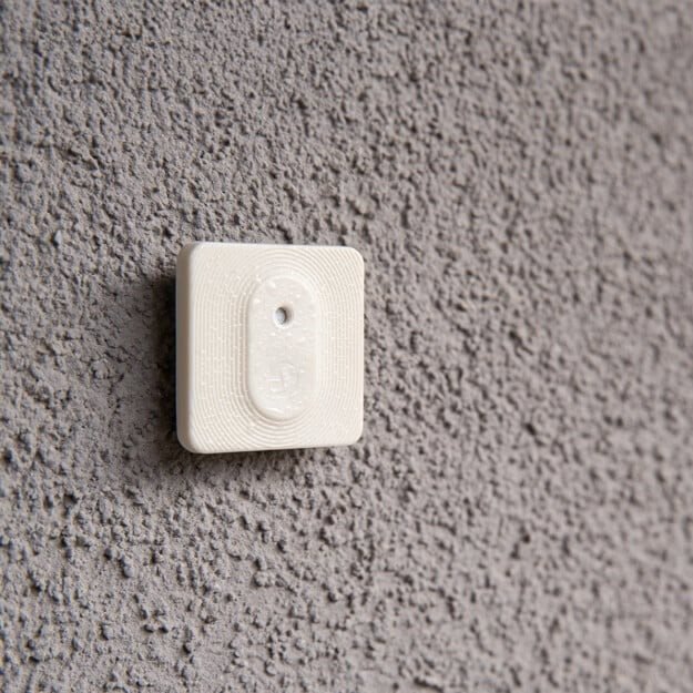 Shelly Blue H&T detector, battery operated temperature and humidity sensor, Bluetooth, ivory