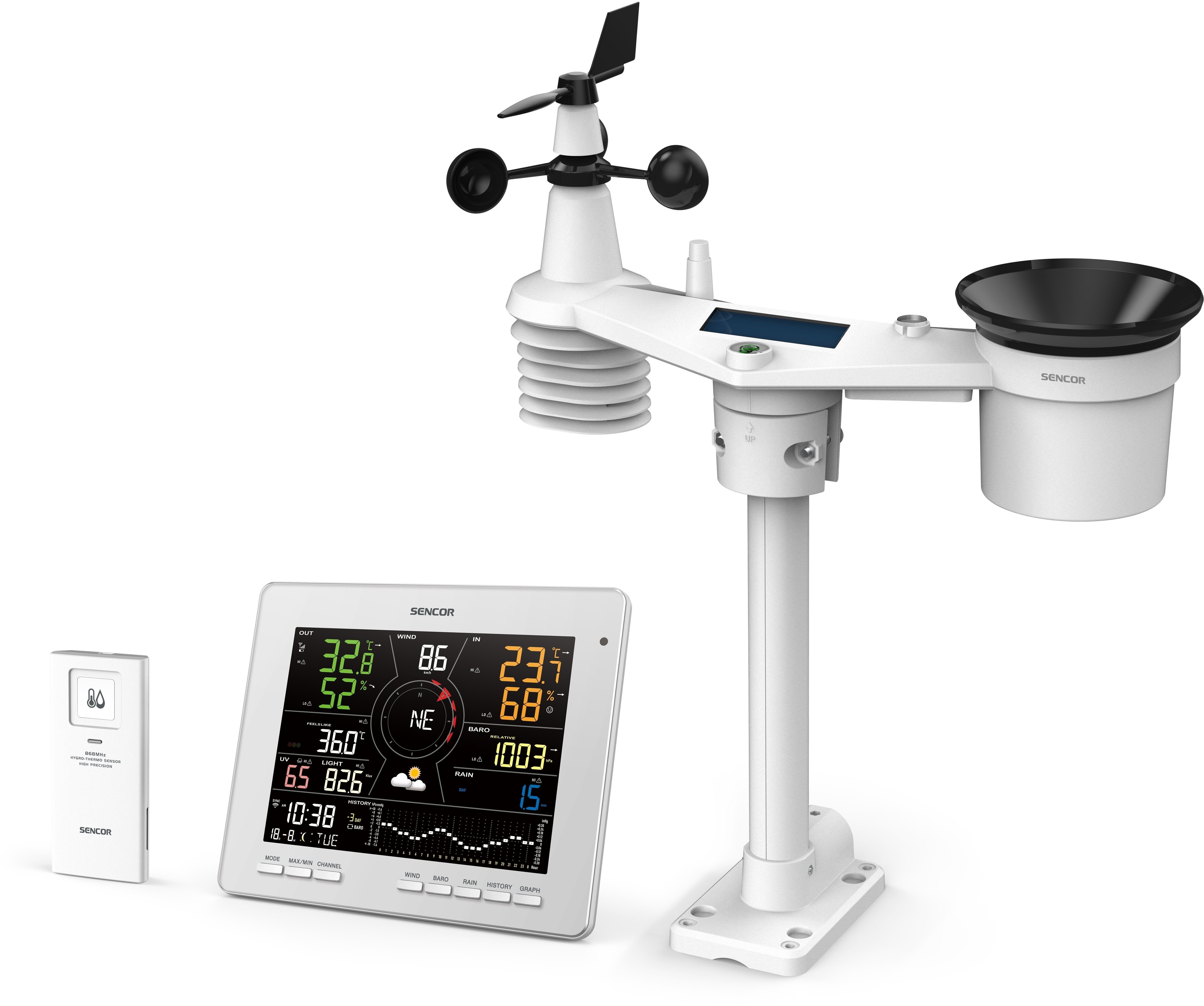 Meteostanice SENCOR SWS 16600 WiFi SH