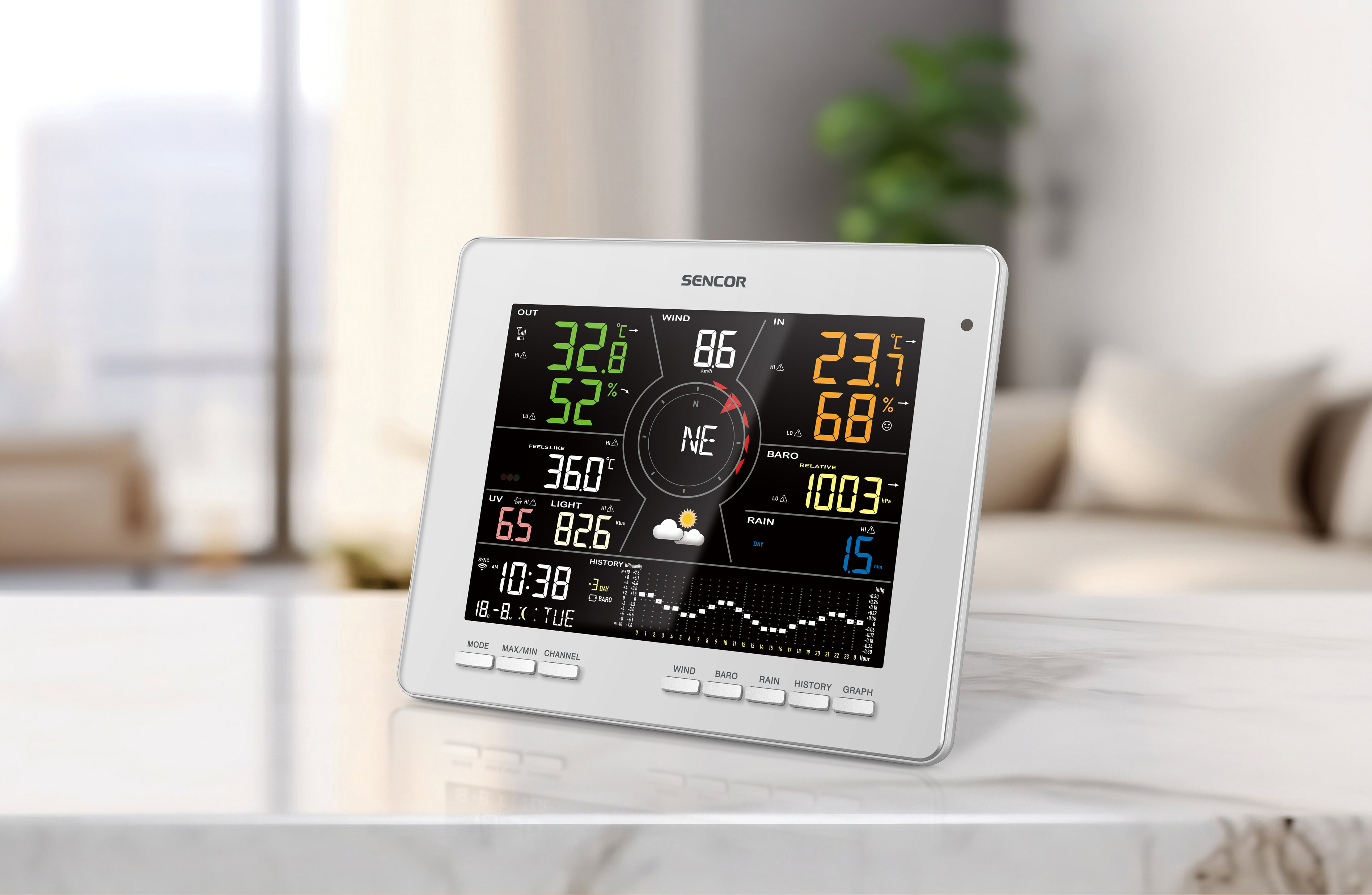 Meteostanice SENCOR SWS 16600 WiFi SH